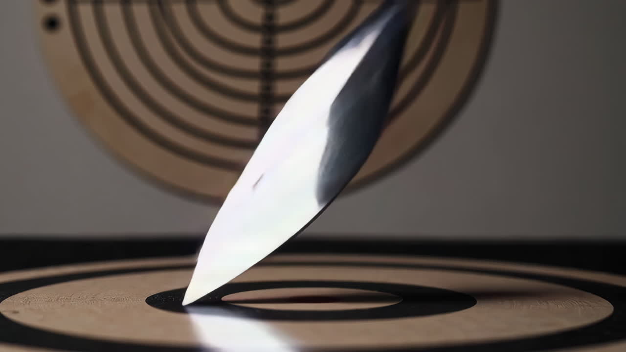 Throwing Knife on Target