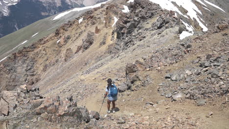 Hiking-on-Missouri-Mountain-14er,-Colorado-USA