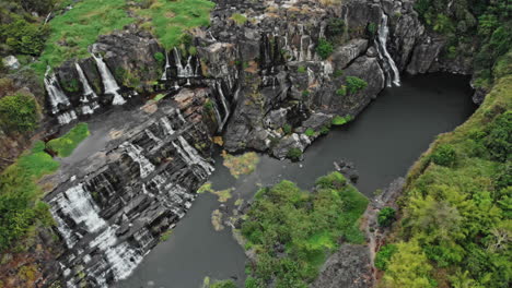pongour waterfall near dalat city vietnam