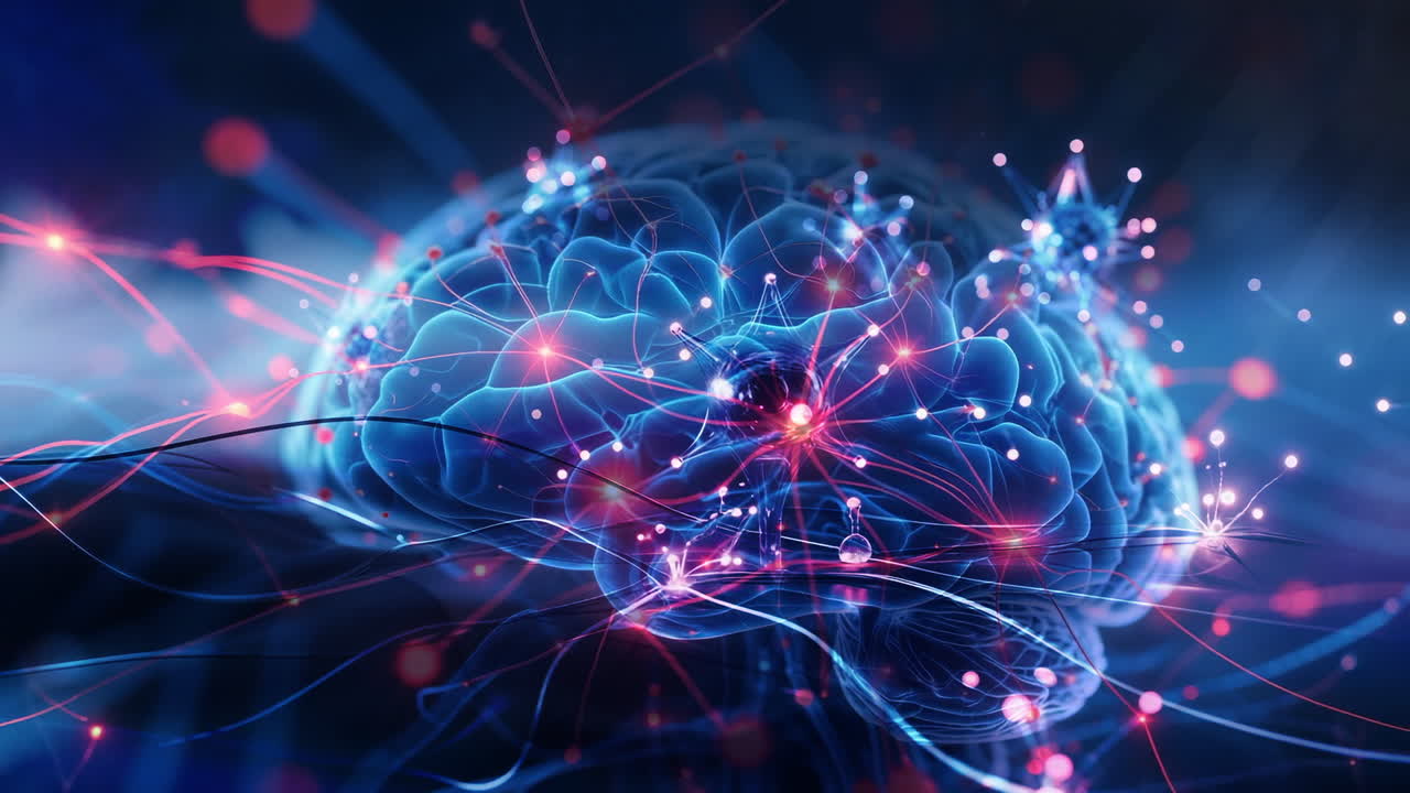 Artificial Intelligence Brain Neural Network Concept