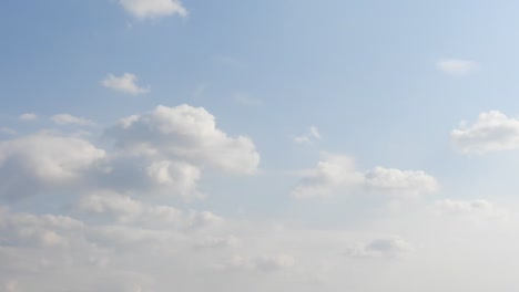 구름 형성 시간 경과, 봄철, 비오는 날