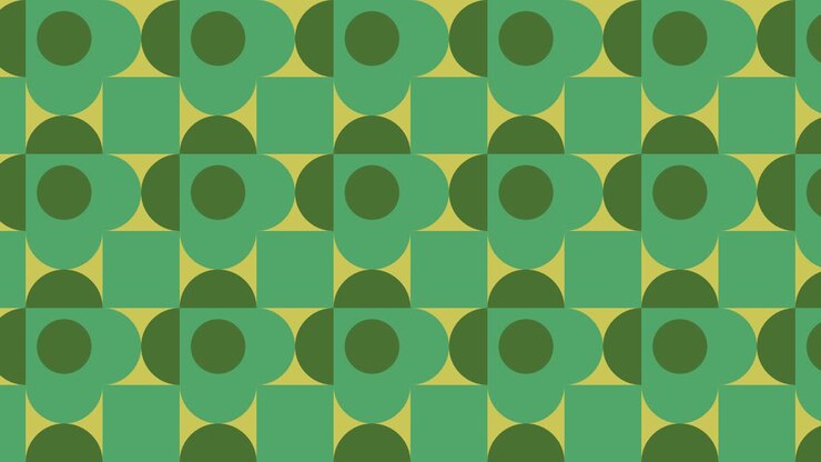 Multicolor geometric mosaic with animated tiles. Abstract shapes in minimal dynamic pattern. Motion graphic background in a flat design