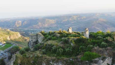 remains of a norman fortress