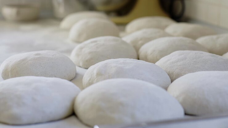 Prepared Dough Balls Ready for Baking