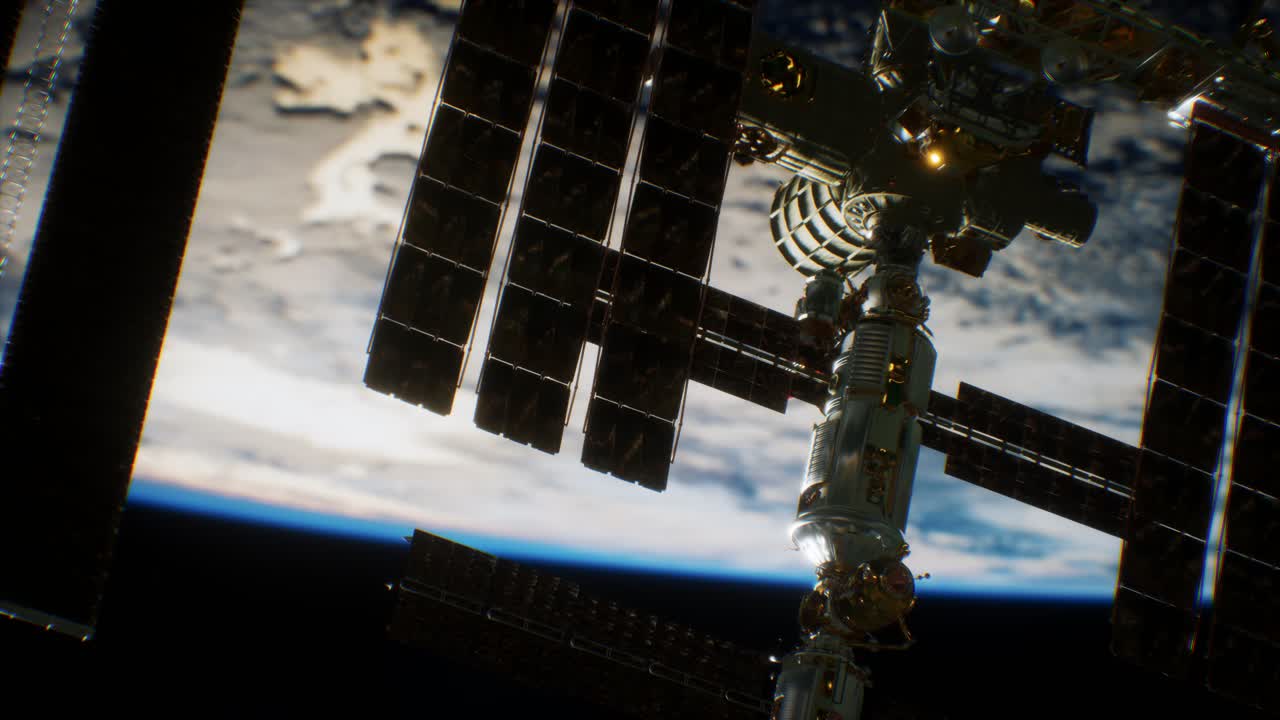 la estación espacial internacional. elementos de esta imagen proporcionados por la nasa