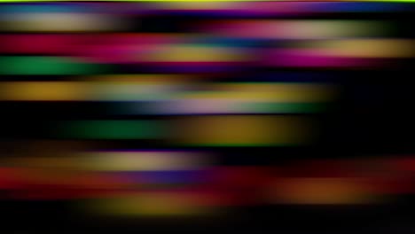 distorted and blurred motion of multicolored bright lights