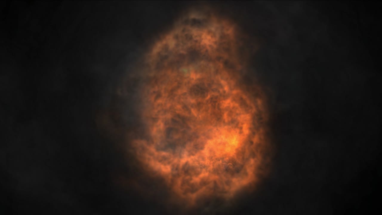 movimiento de explosión de llama de fuego 4k