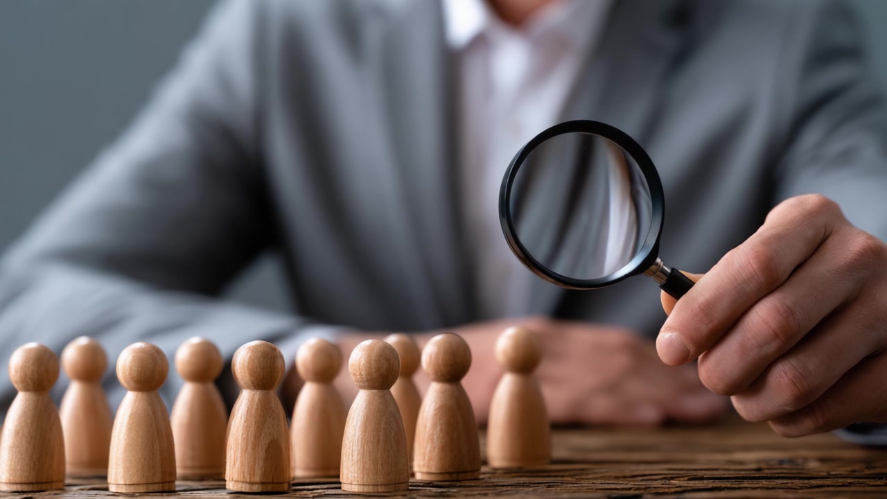 A focused examination of wooden figures demonstrates the intricacies of analysis and observation in decision-making, showcasing the significance of attention to detail in choices.