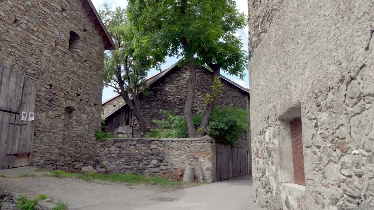 Charming Stone Village Alleyway