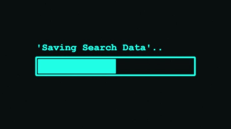 Digital Progress Bar Loading Saving Search Data