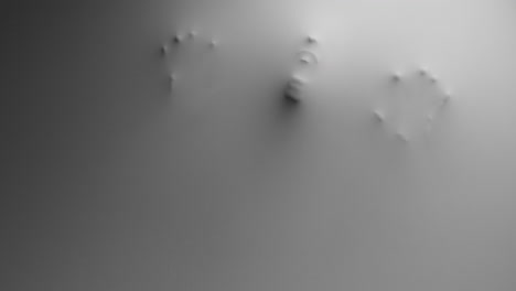 a scary silhouette of a woman appears from the white surface