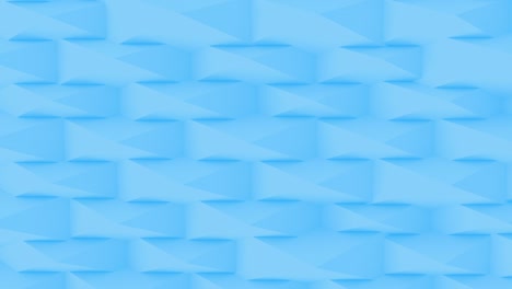 conjunto abstracto 3d de diferentes colores forma la pirámide vista superior de fondo. 4k computadora renderiza imágenes de animación de bucle.