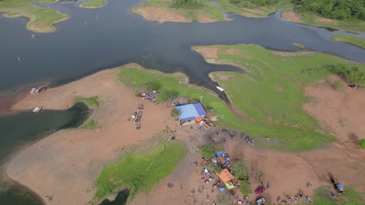 Aerial View of Camping Rio Verde, a Scenic and Natural Beauty