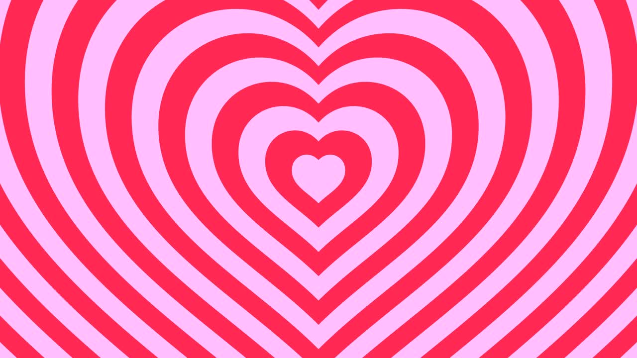 사랑의 심장 배경 루프 발렌타인 데이