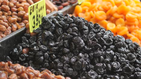 dried fruits at a market