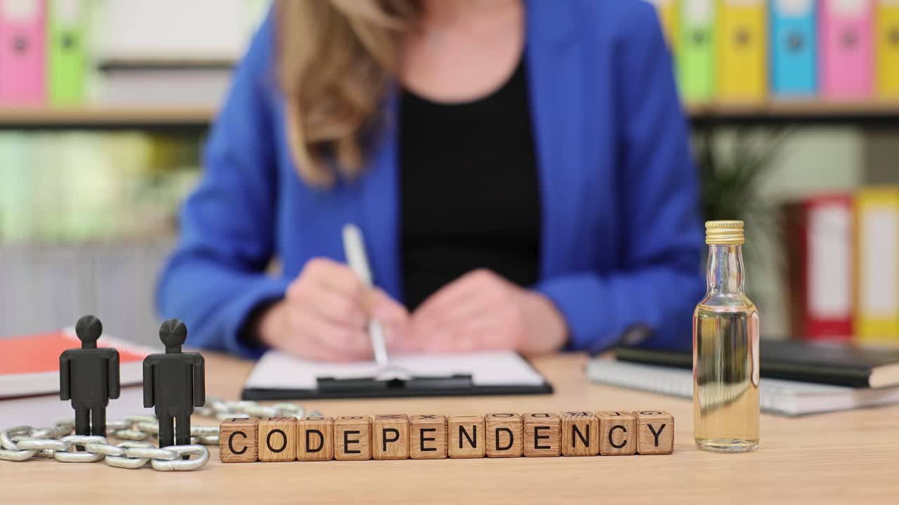 Codependency and Addiction Concept