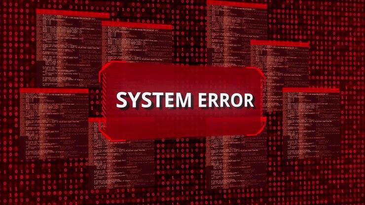 Achtung Gefahr verpixelter Hintergrund Computervirus System gehackt Fehlermeldung Malware Datenleck