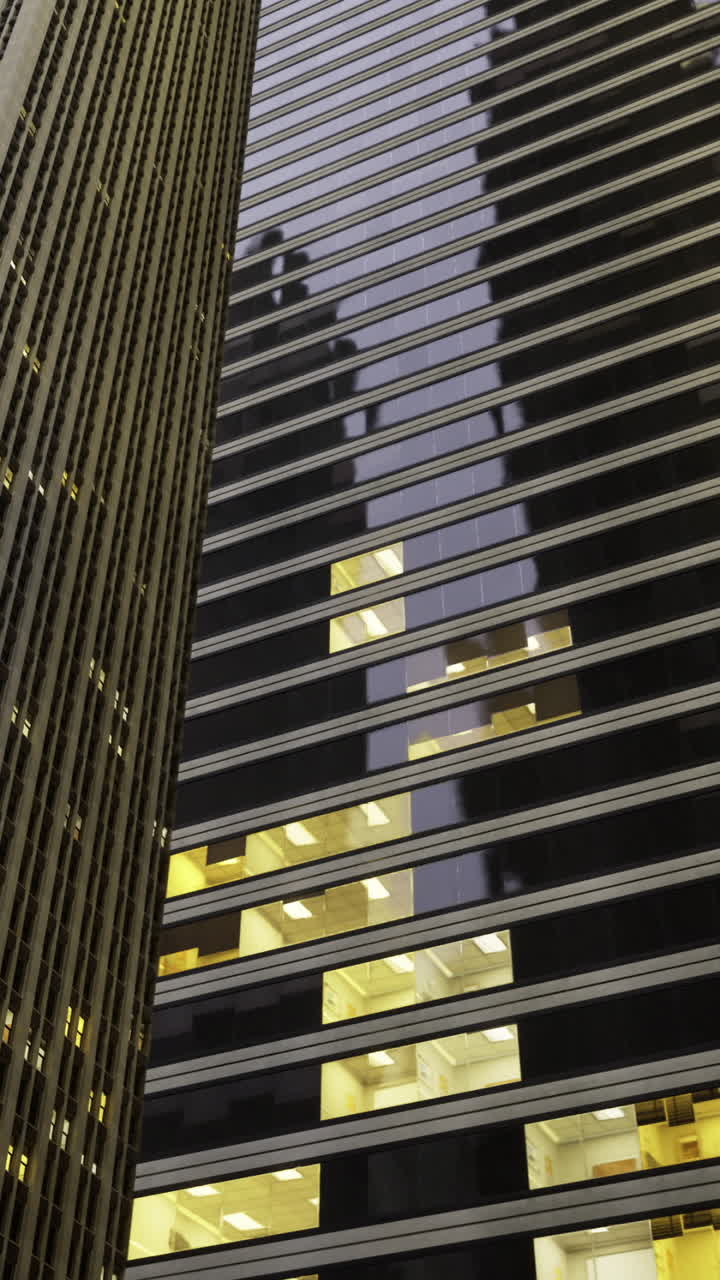 Modern skyscrapers showcasing unique architectural designs in the city