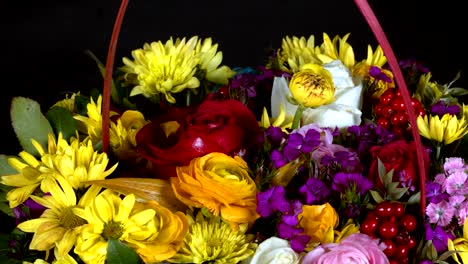 flores románticas de colores