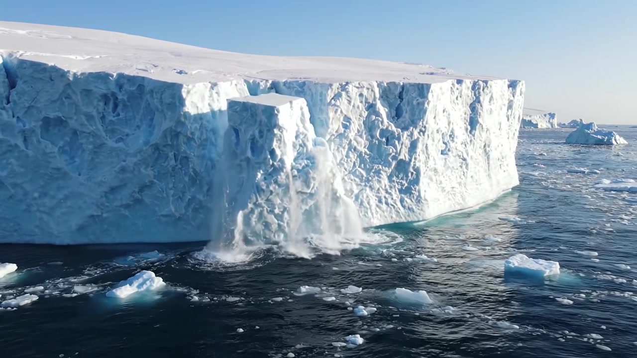 Majestic Iceberg Formation: A Calm Antarctic Landscape Captured in Stunning Detail, Showcasing the Awe-Inspiring Beauty of Nature's Frozen Sculpture