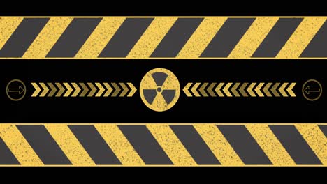Animation-of-nuclear-symbol-on-black-background