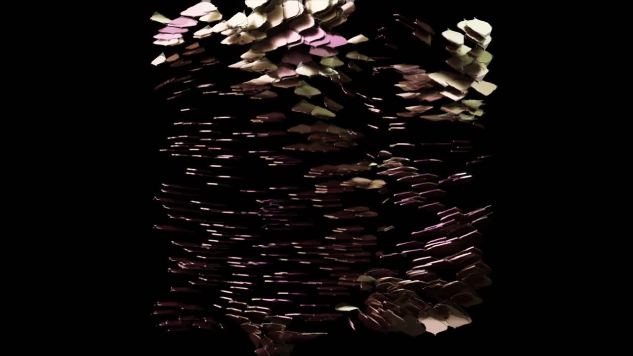 추상적인 금속 곡선