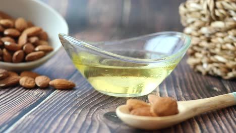 almond oil and almonds