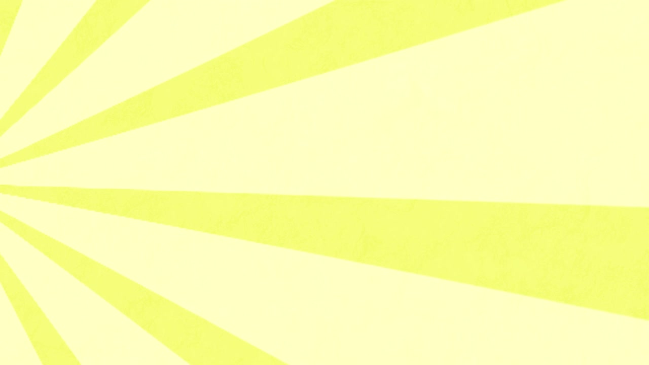Stripes rotating and moving against yellow background