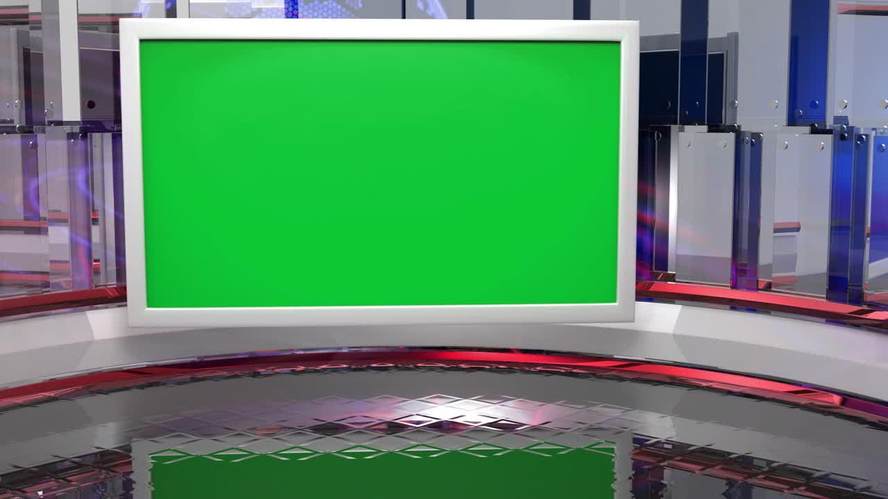 3d 가상 뉴스 스튜디오 배경, 루프