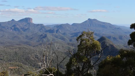 time-lapse of a vast, serene mountain landscape