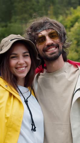 couple enjoying nature