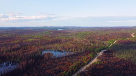 Paning-Drone-on-Devastating-Fire-That-Swept-Through-Quebec