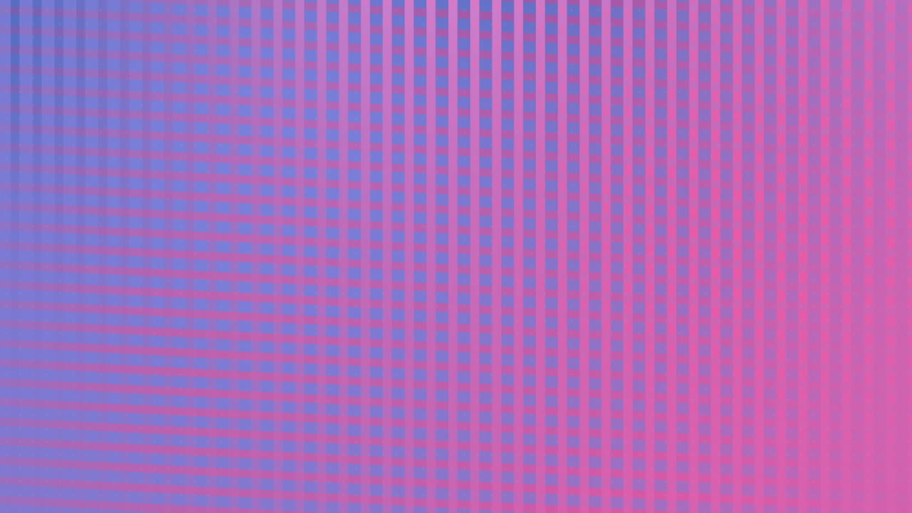 Animatie van witte lijnen en paarse vormen op een paarse achtergrond.