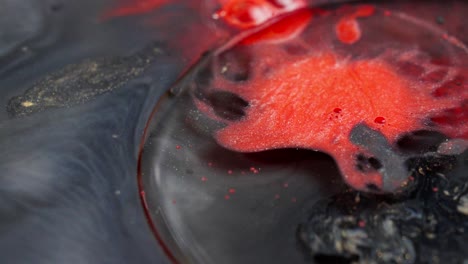 vívido primer plano del flujo de lava derretida que se encuentra con el agua del océano, el vapor que se eleva