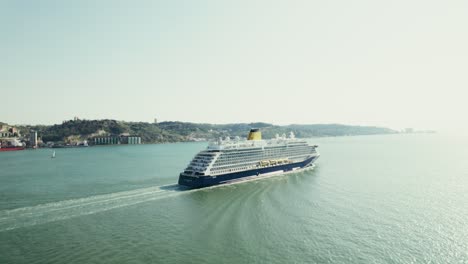 cruise ship in a port