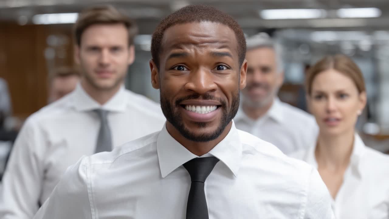 A Dramatic Transition from Shock to Joy: The Emotional Journey of a Professional Among Colleagues in a Dynamic Office Environment