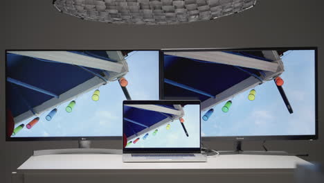 comparación de la configuración de varios monitores