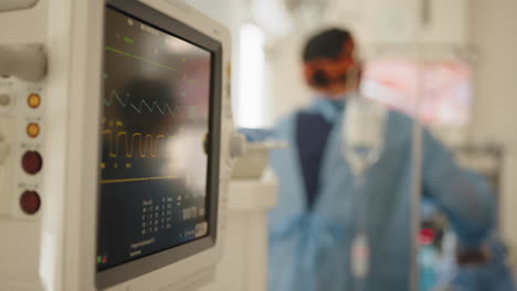 patient monitoring in a hospital