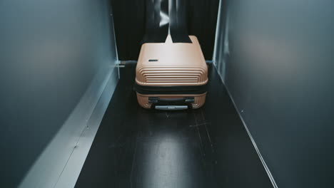 luggage in airport security x-ray machine