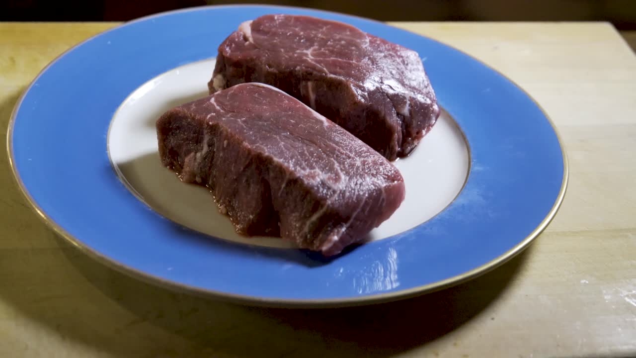 Beef Tenderloin Steak on Plate