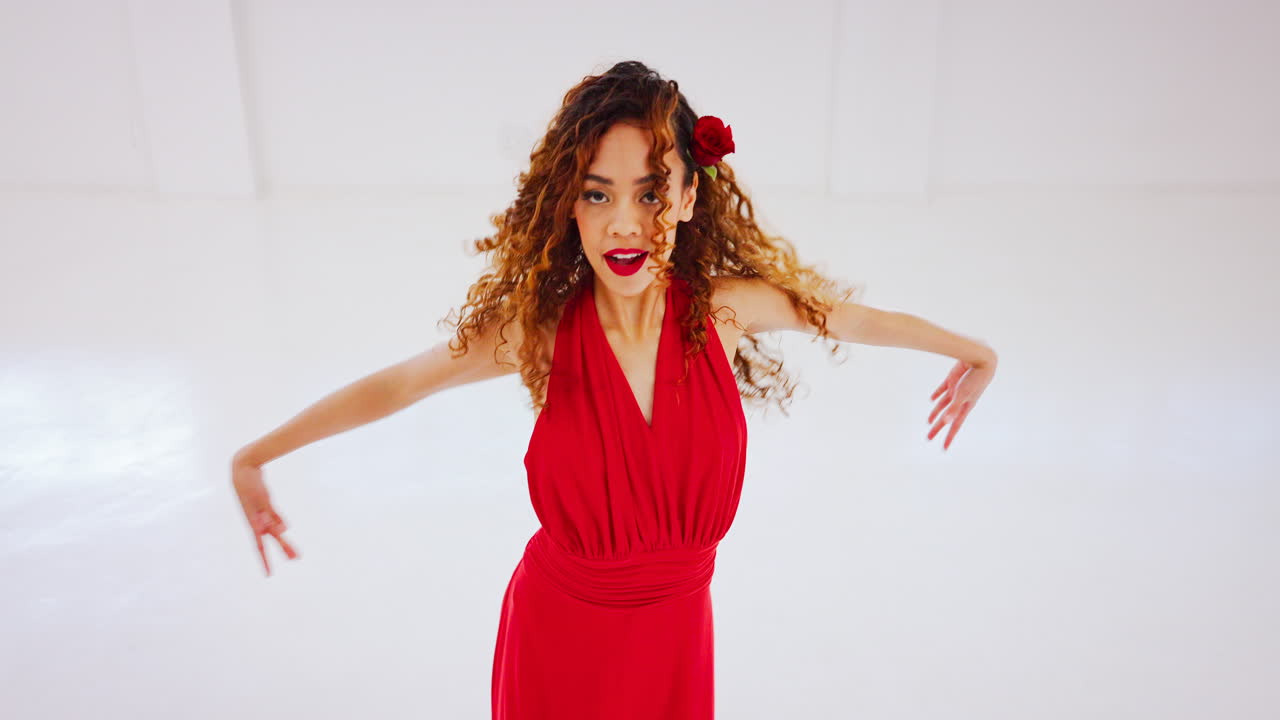 danseuse de salsa, représentation de salle de bal