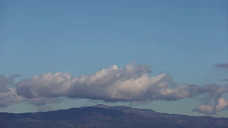 beautiful time-lapse of hills in the balkan mountains, in bulgaria