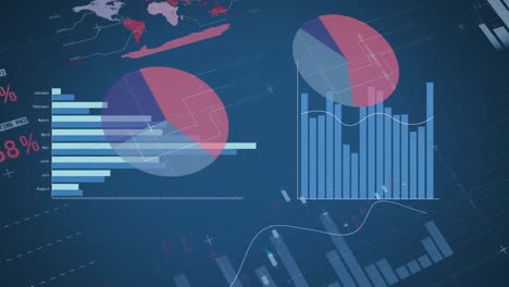 Animation-of-financial-data-processing-and-statistics