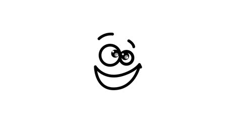 se ríe sonriente.