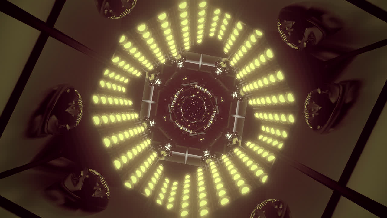 Experience a hypnotic tunnel animation with smooth transitions and intricate designs. This seamless loop invites viewers into a captivating visual journey perfect for relaxation or focus