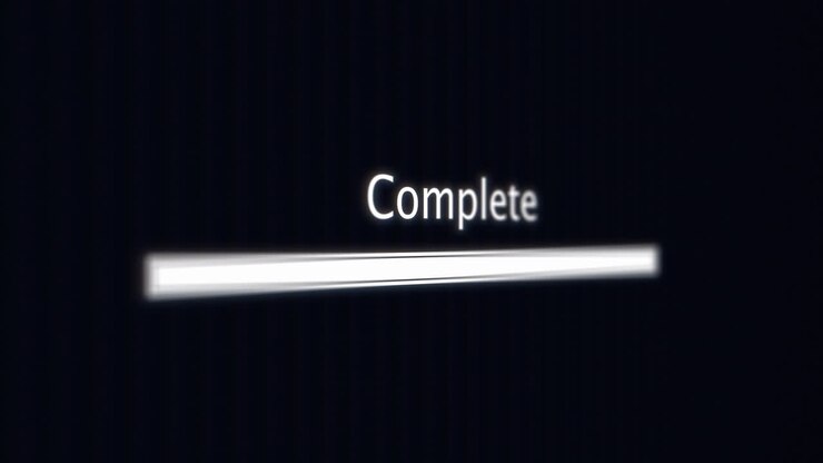 Loading Progress Bar on Computer Screen