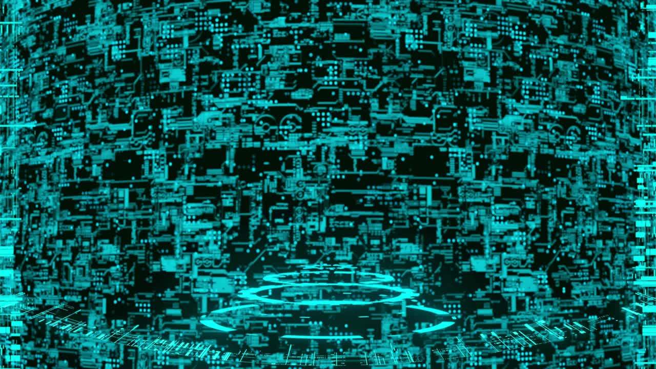 abstract ciencia ficción holograma futurista hud gui fondo en 3d