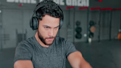 auriculares para la música, kettlebell