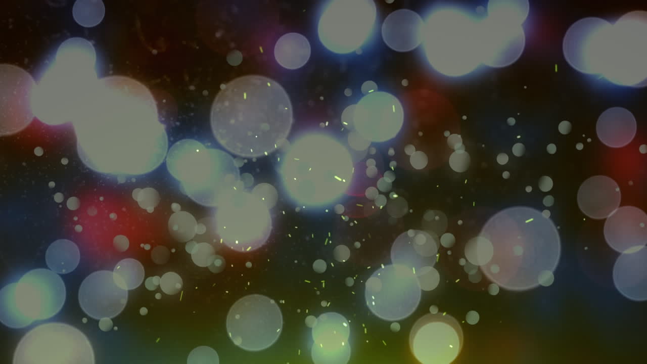 렌즈 플레어 배경에 대해 원활한 루프로 움직이는 디지털 불꽃의 애니메이션