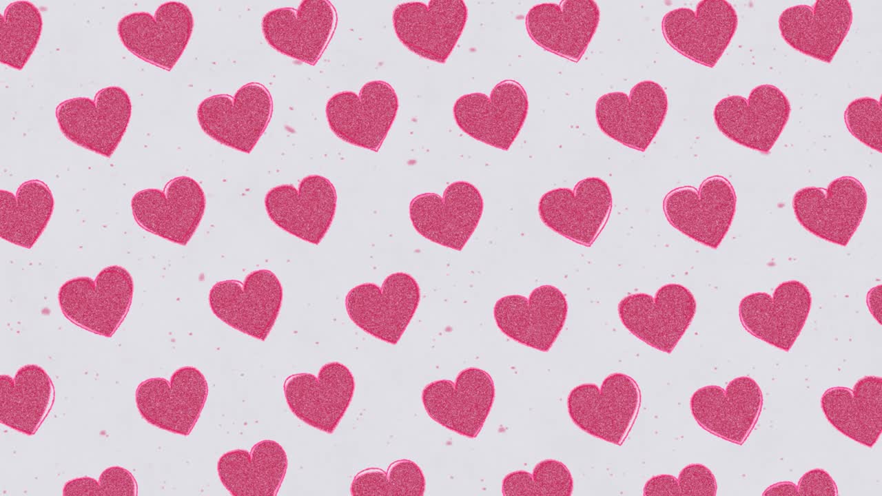 Sfondo con cuori animati